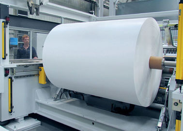 Κίνα Εγγράφου φλυτζανιών pe επιστρώματος μηχανών ρόλων πλαστική ελασματοποίησης γραμμή παραγωγής ταινιών μηχανών αναπνεύσιμη εργοστάσιο
